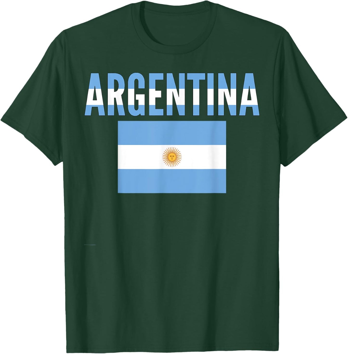 Argentinian - Argentina Country Flag T-Shirt - T-Shirt | Forest