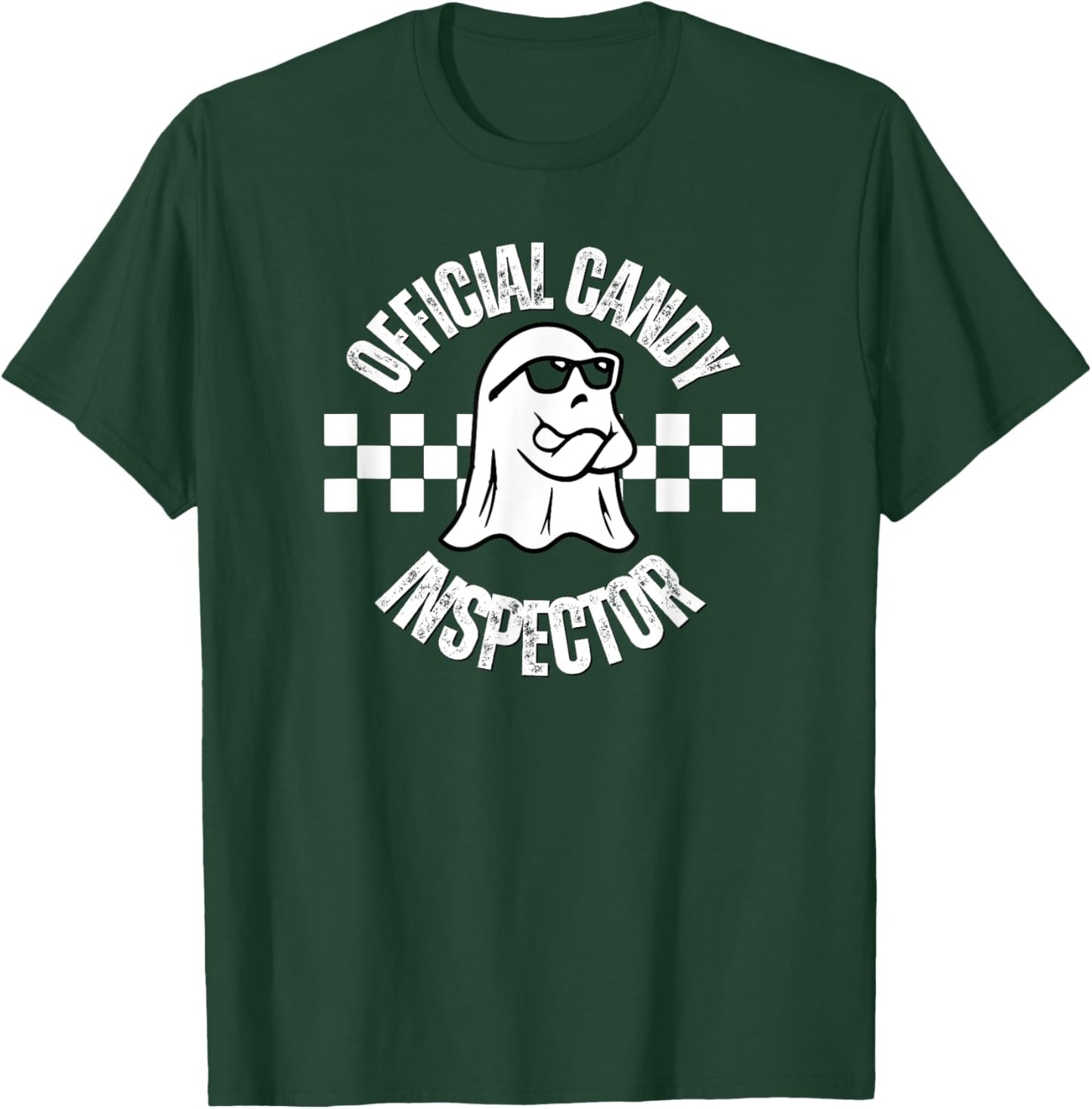 Official Candy Inspector, Funny Halloween Party Costume T-Shirt - T-Shirt | Forest
