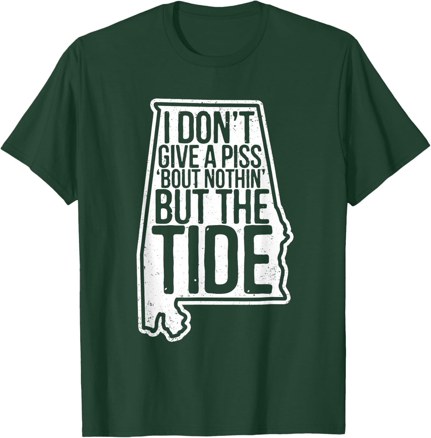I Don’t Give A Piss About Nothing But The Tide Funny Label T-Shirt - T-Shirt | Forest