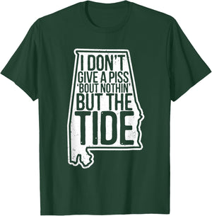 I Don’t Give A Piss About Nothing But The Tide Funny Label T-Shirt - T-Shirt | Forest