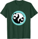 Yin And Yang Black White Art Panda Bear Cute Asian Gift T-Shirt - T-Shirt | Forest