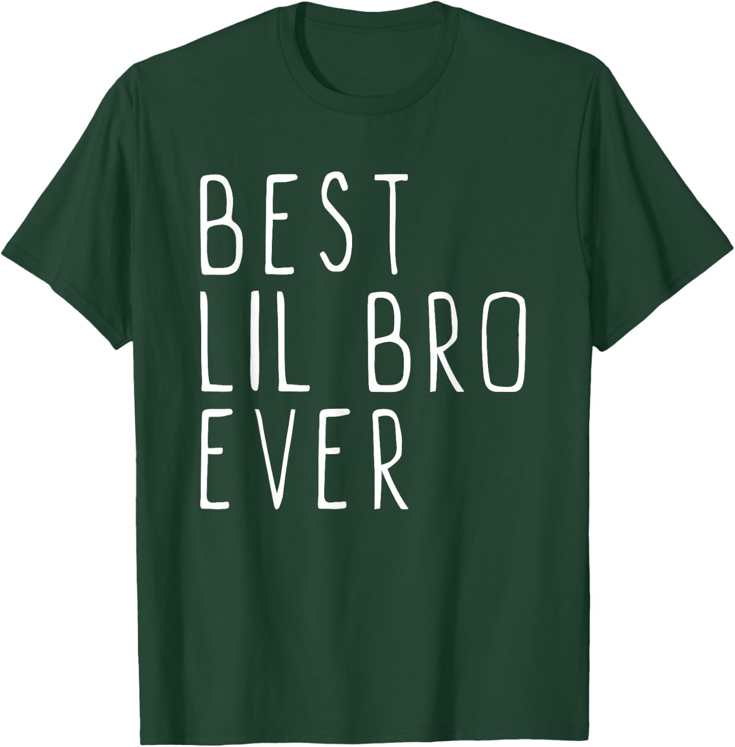 Best Lil Bro Ever Cool Little Brother T-Shirt - T-Shirt | Forest