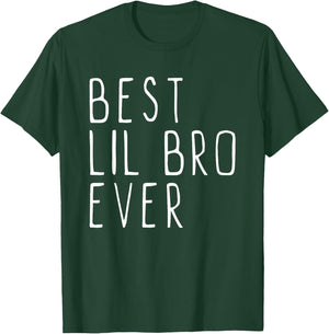 Best Lil Bro Ever Cool Little Brother T-Shirt - T-Shirt | Forest