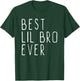 Best Lil Bro Ever Cool Little Brother T-Shirt - T-Shirt | Forest