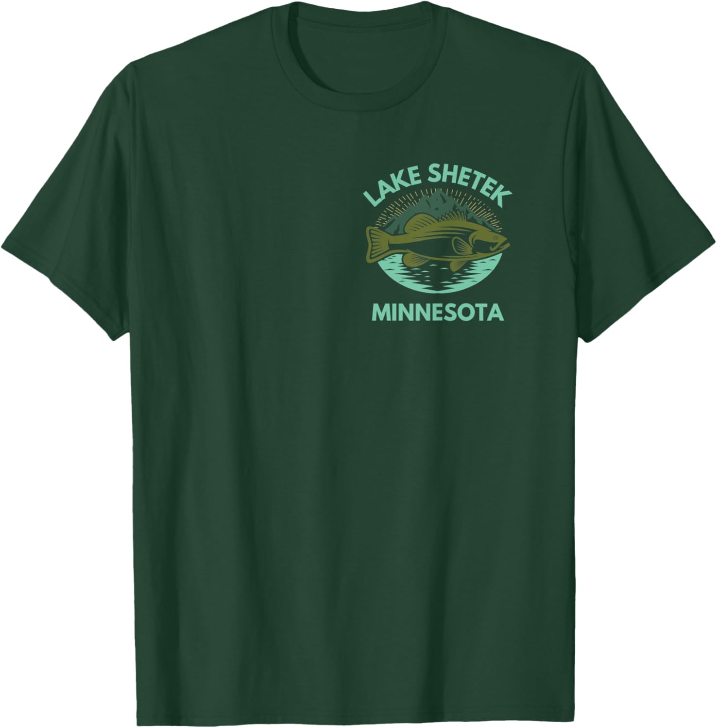 Lake SHETEK Minnesota Trip Family Love Fishing Lake Camping T-Shirt - T-Shirt | Forest
