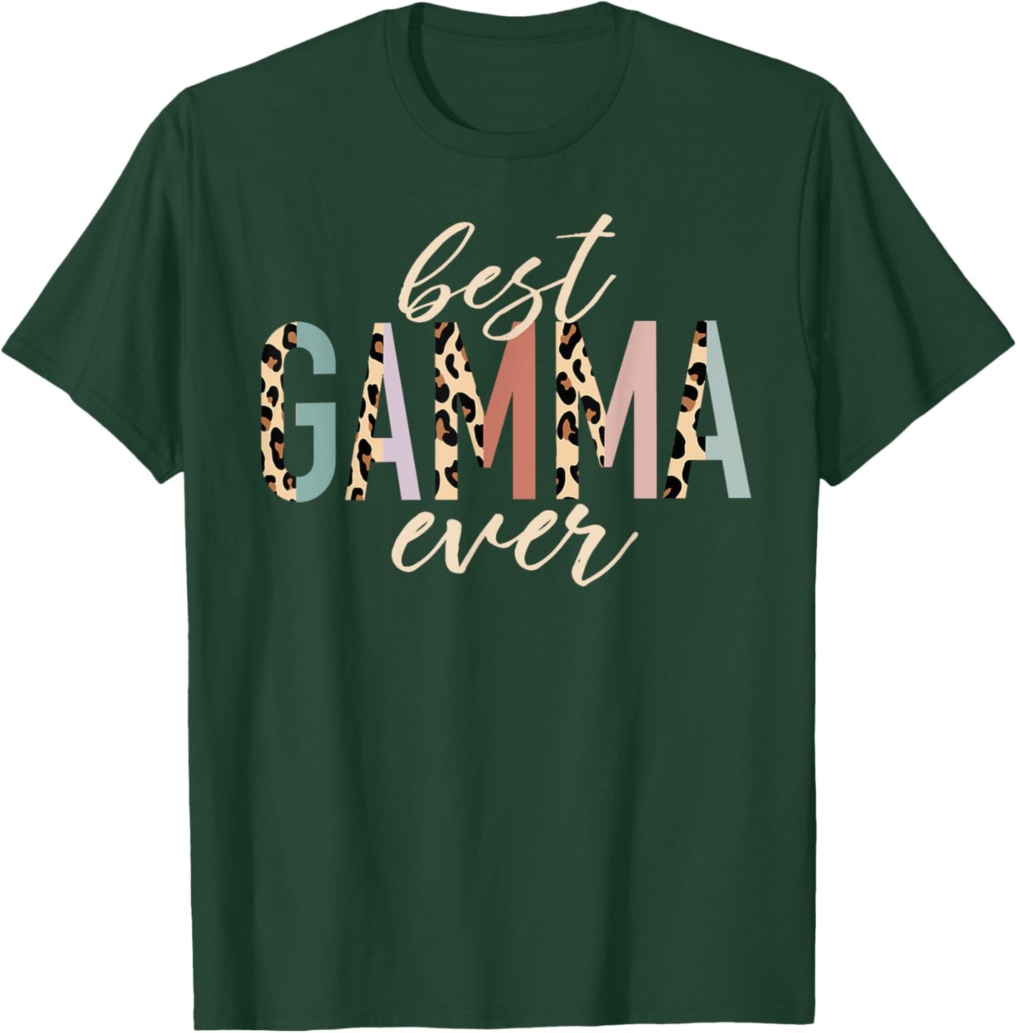 Best Gamma Ever Gifts Leopard Print Mother's Day T-Shirt - T-Shirt | Forest