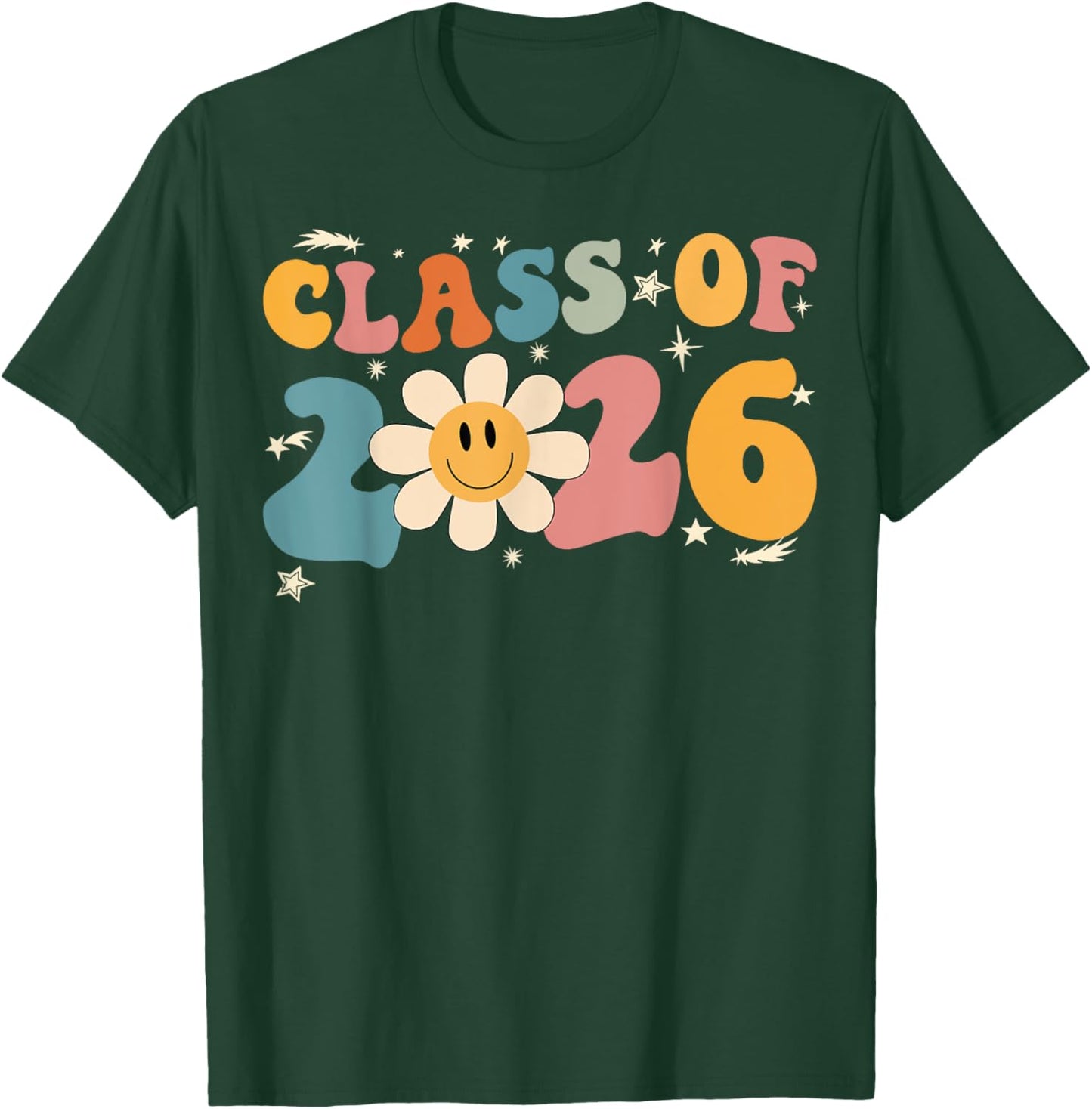 Class of 2026 Grow With Me Graduation First Day of School T-Shirt - T-Shirt | Forest
