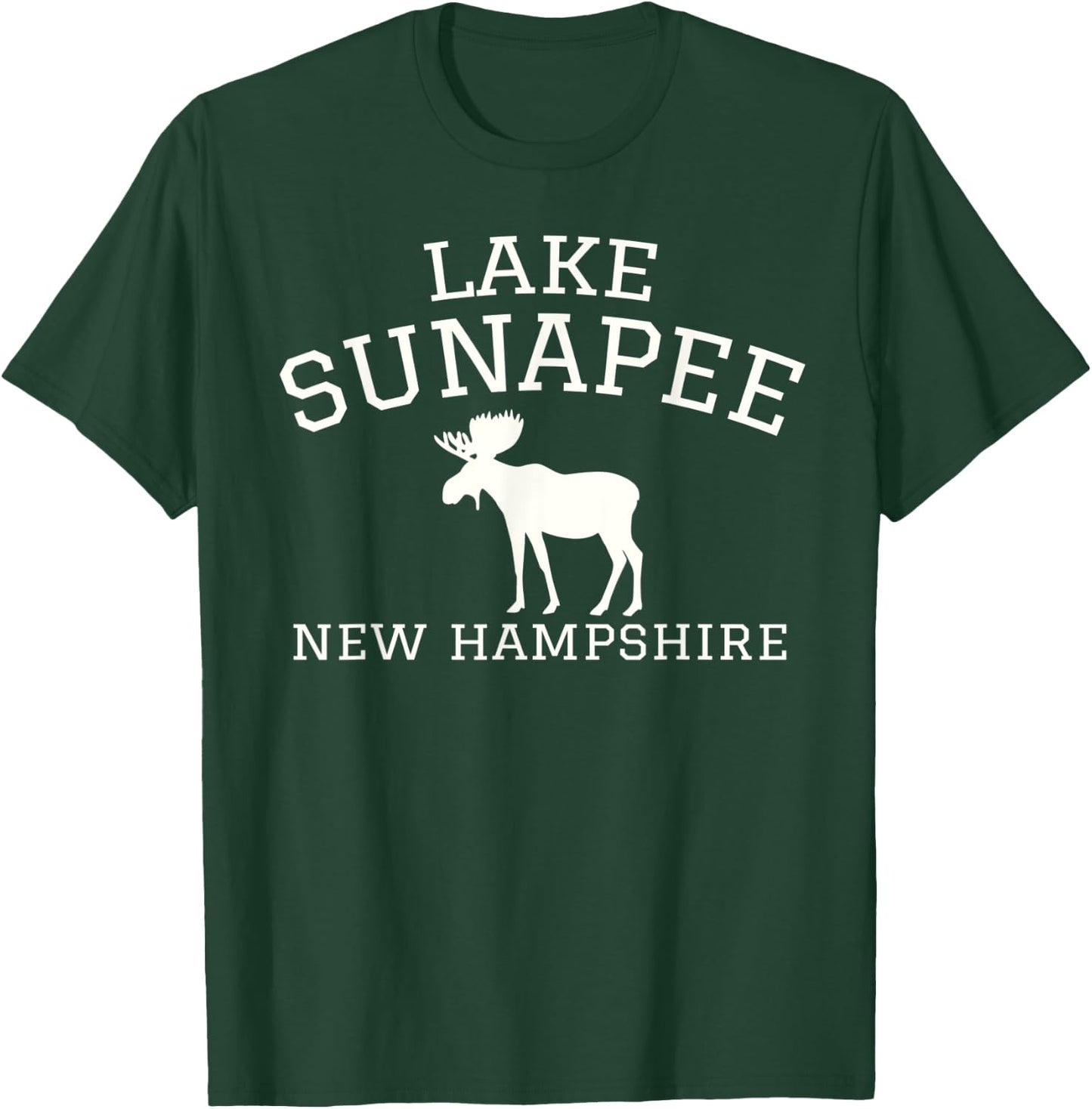Lake Sunapee NH Moose T-Shirt - T-Shirt | Forest