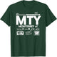 Vintage Monterrey MTY Airport Code Travel Day Retro Tag MX T-Shirt - T-Shirt | Forest