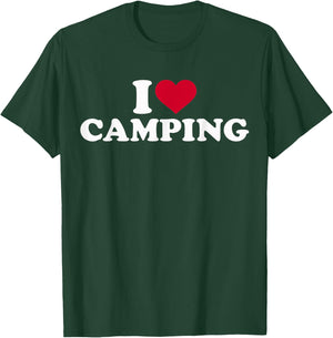 I Love Camping T-Shirt - T-Shirt | Forest