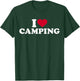 I Love Camping T-Shirt - T-Shirt | Forest
