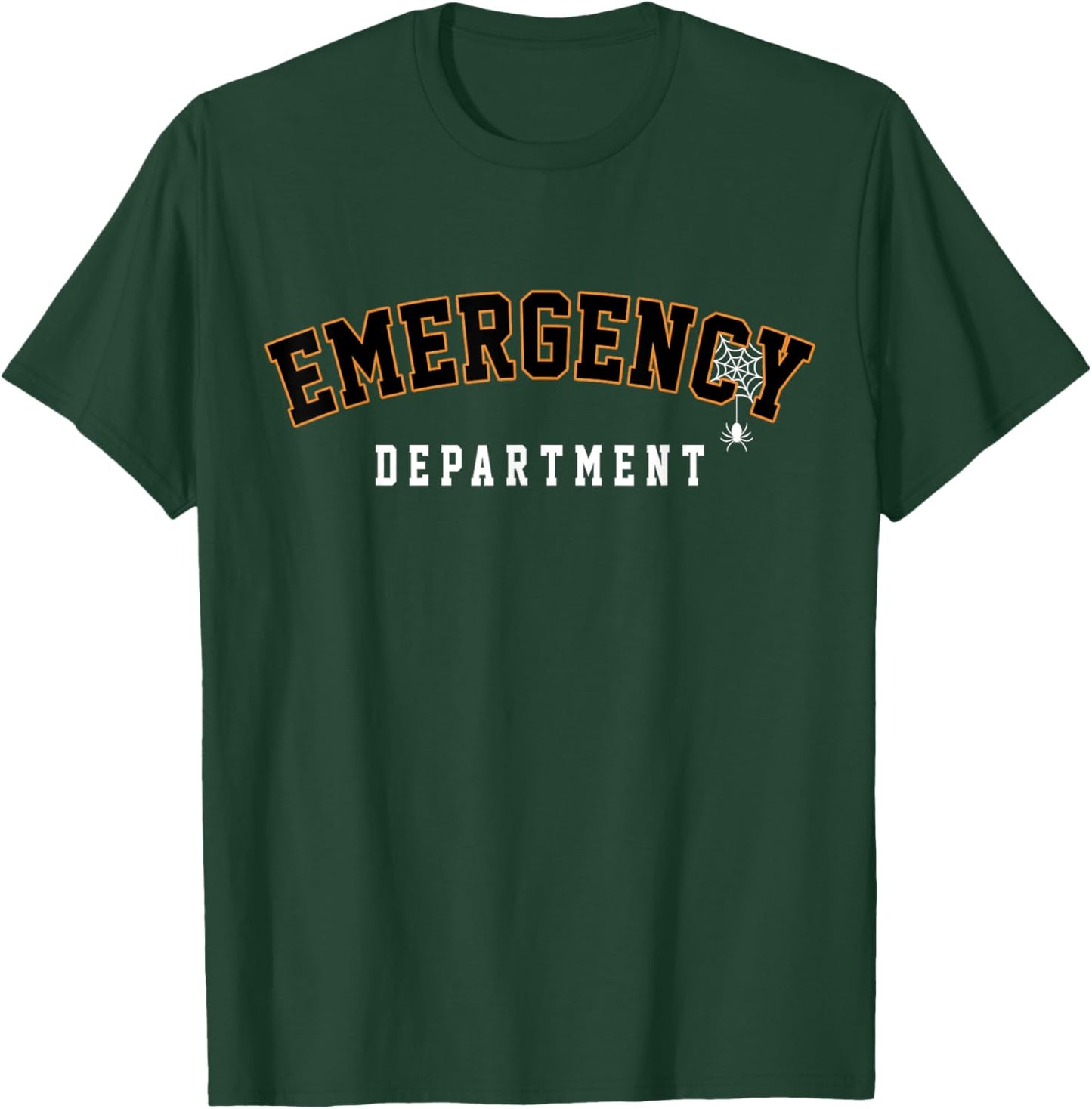 Emergency Department Halloween Emergency Room Nursing Nurse T-Shirt - T-Shirt | Forest