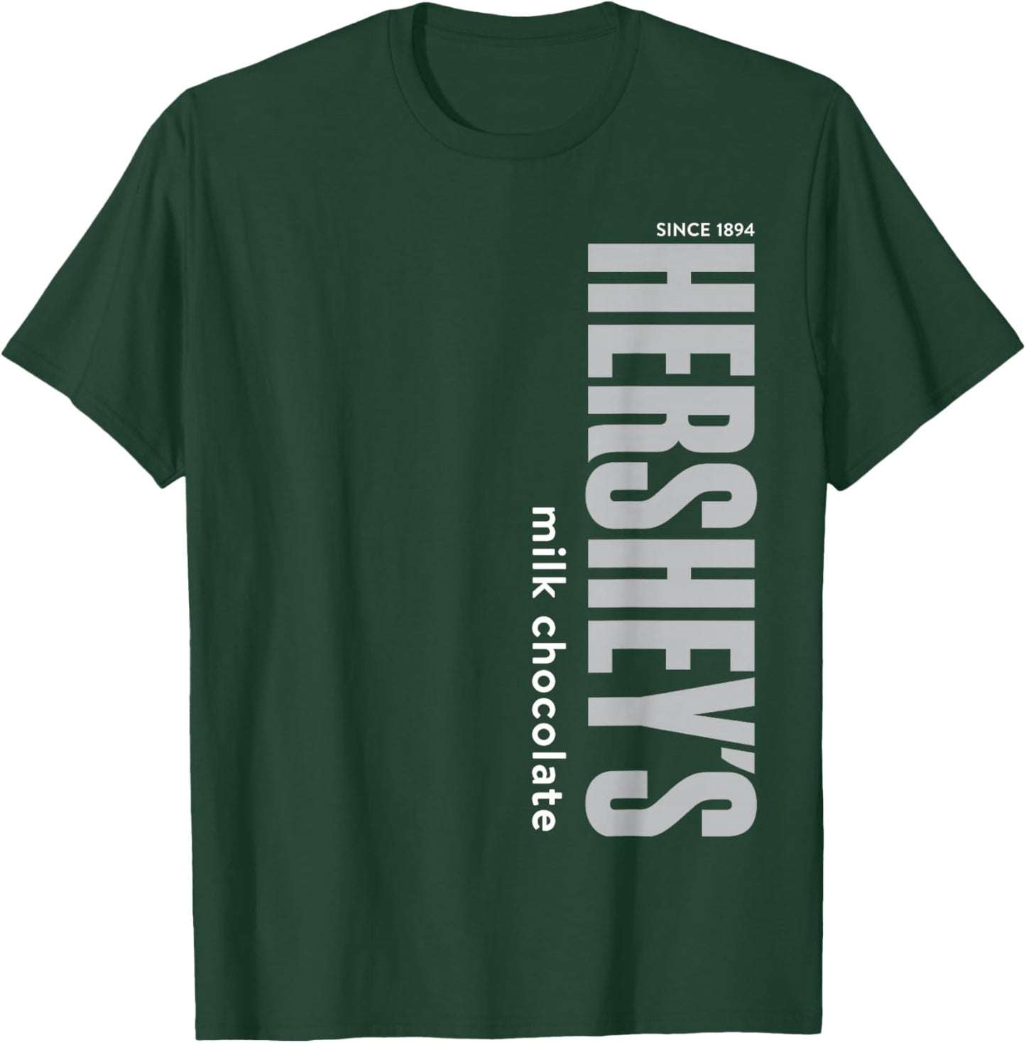 Hershey's Milk Chocolate Vintage Classic Vertical Logo T-Shirt - T-Shirt | Forest