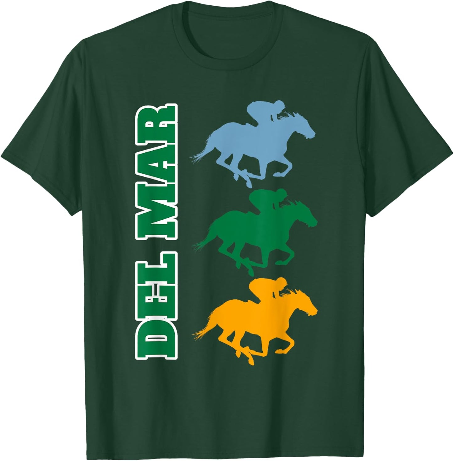 Del Mar California Horse Racing T-Shirt - T-Shirt | Forest