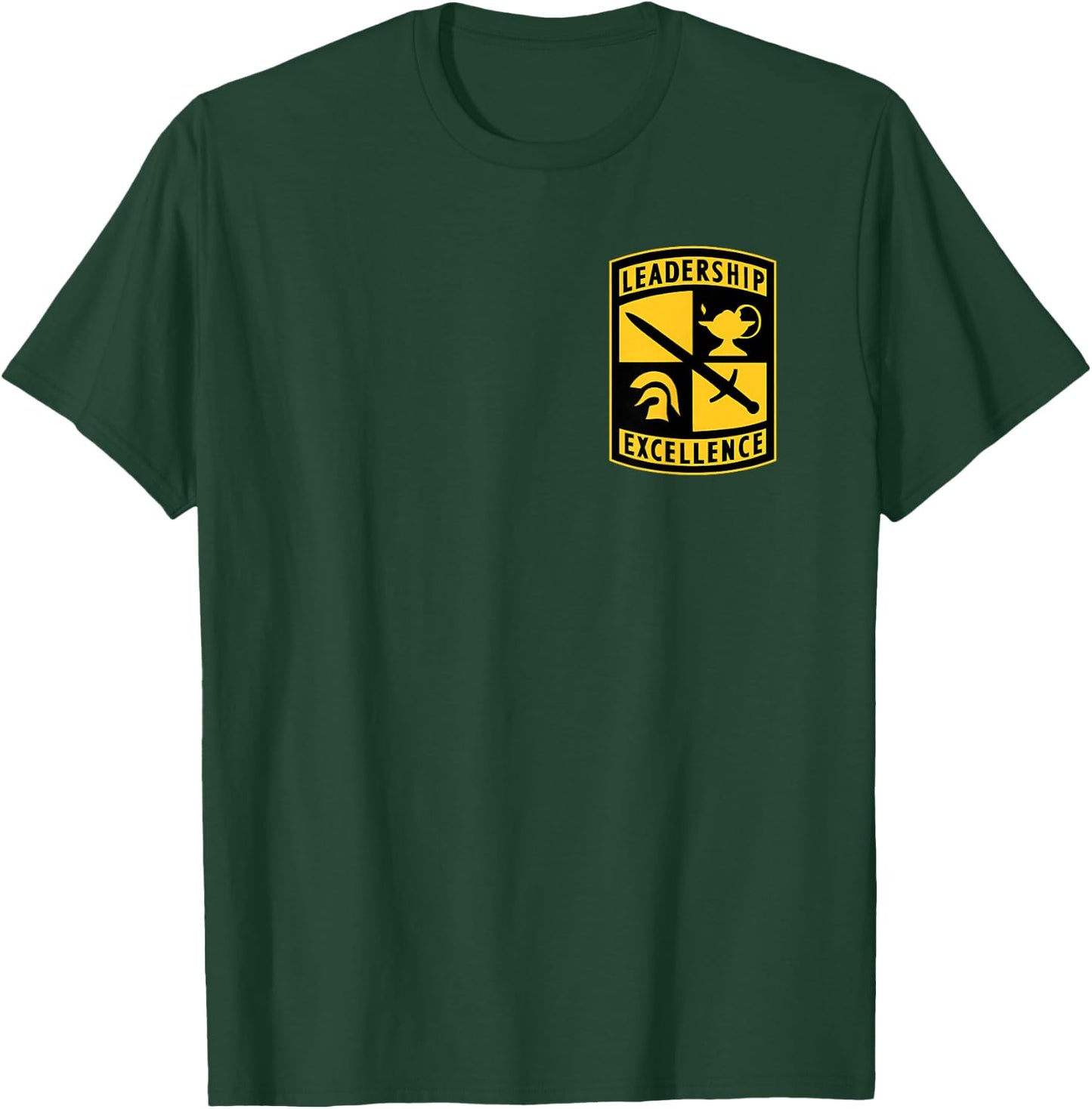 US Army ROTC Reserve Officer Training Corps Soldier Military T-Shirt - T-Shirt | Forest