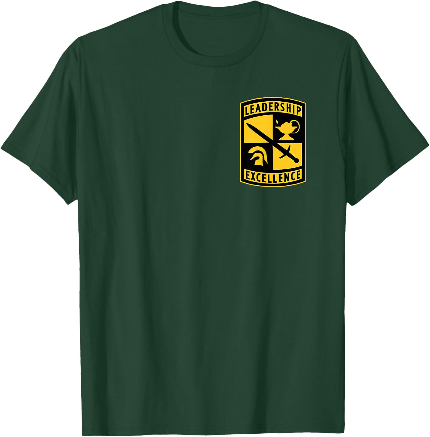 US Army ROTC Reserve Officer Training Corps Soldier Military T-Shirt - T-Shirt | Forest