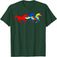 Autism Awareness Various Horses T-Shirt - T-Shirt | Forest
