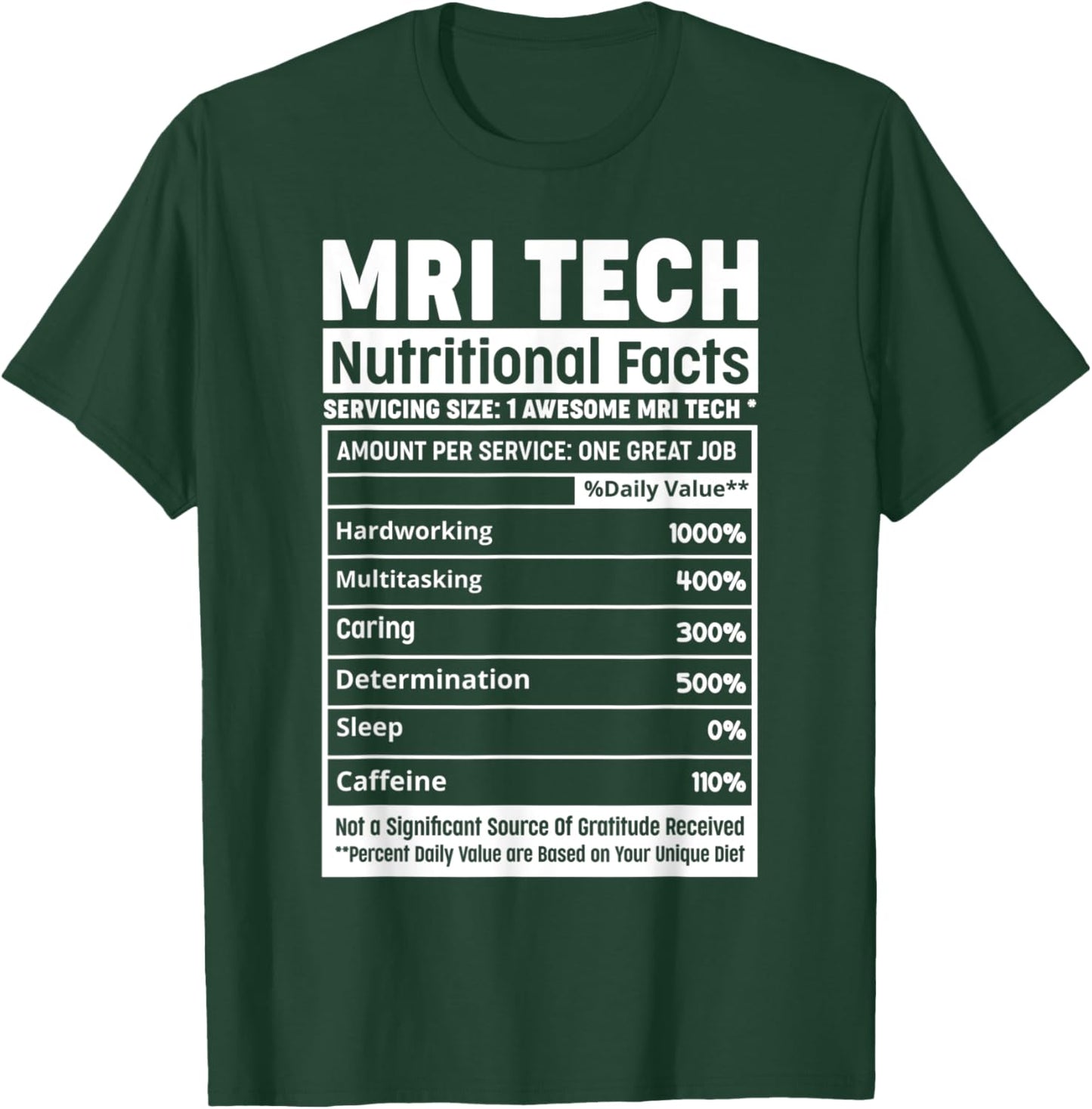 MRI Technologist Radiology Tech Magnetic Resonance Rad Tech T-Shirt - T-Shirt | Forest