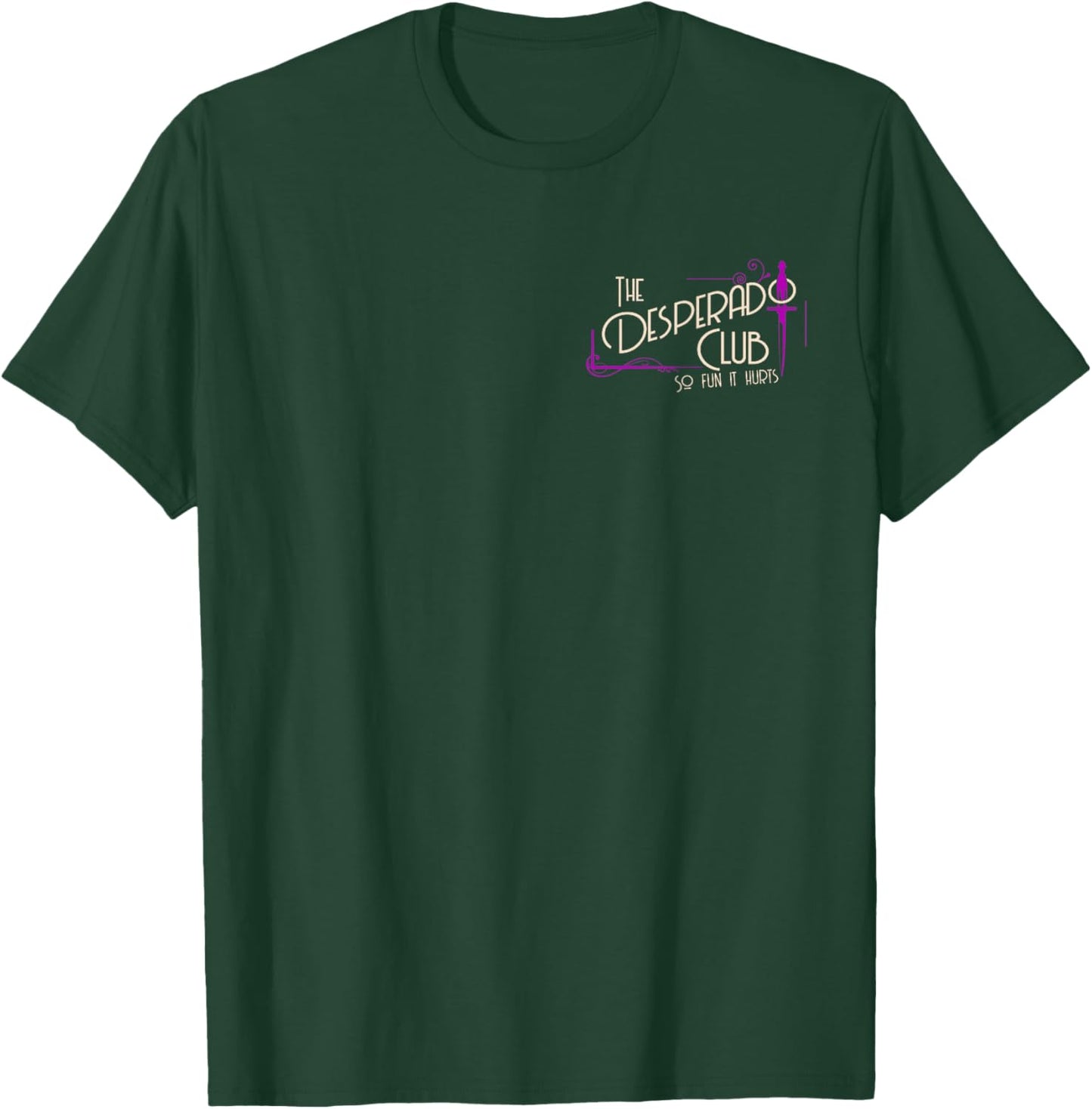 Desperado Club Cat Martini Sunglasses Humor 2 Side T-Shirt - T-Shirt | Forest