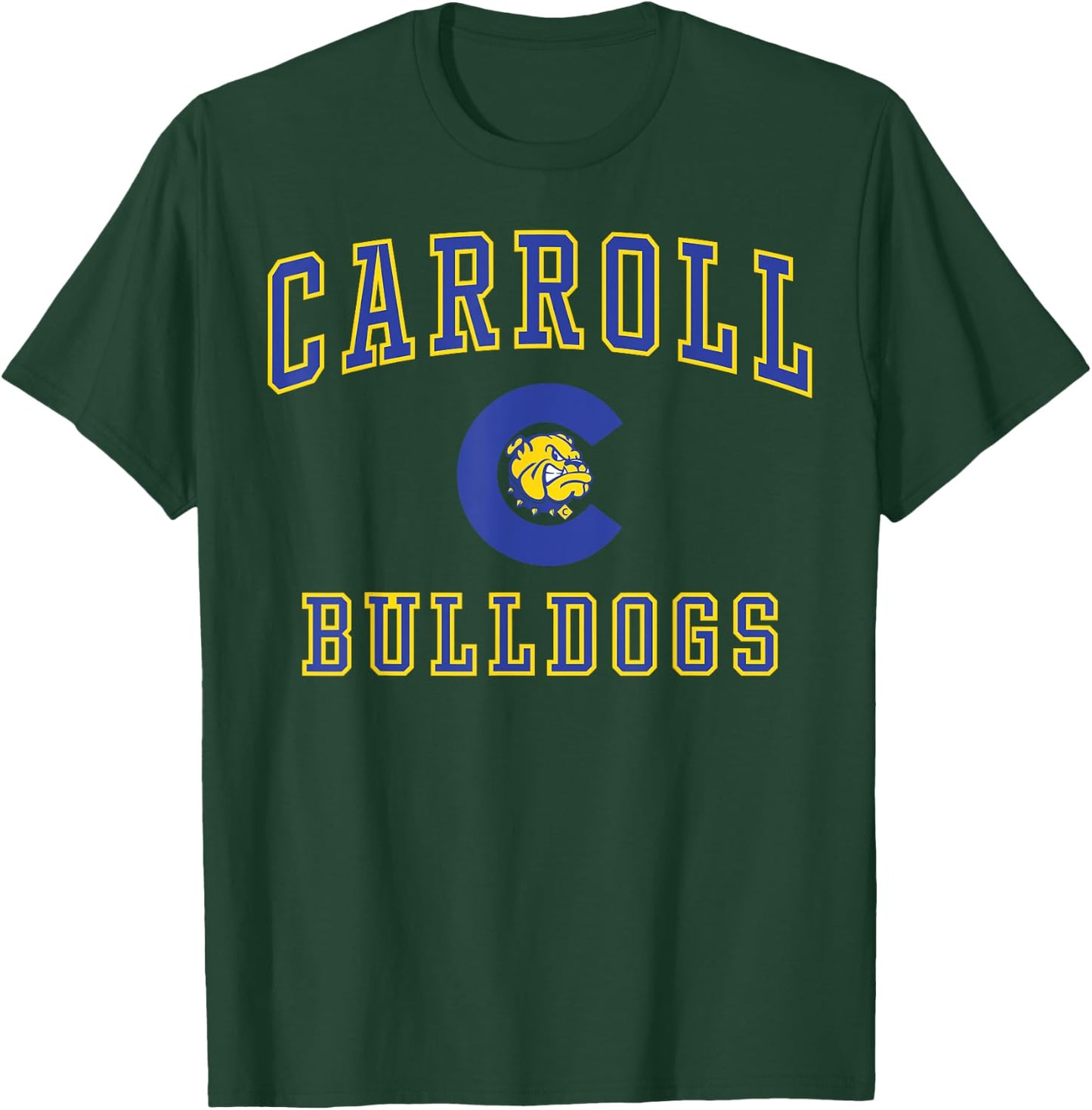 Carroll High School Bulldogs C1 T-Shirt - T-Shirt | Forest