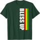 Bless Up Rasta Reggae T-Shirt - T-Shirt | Forest