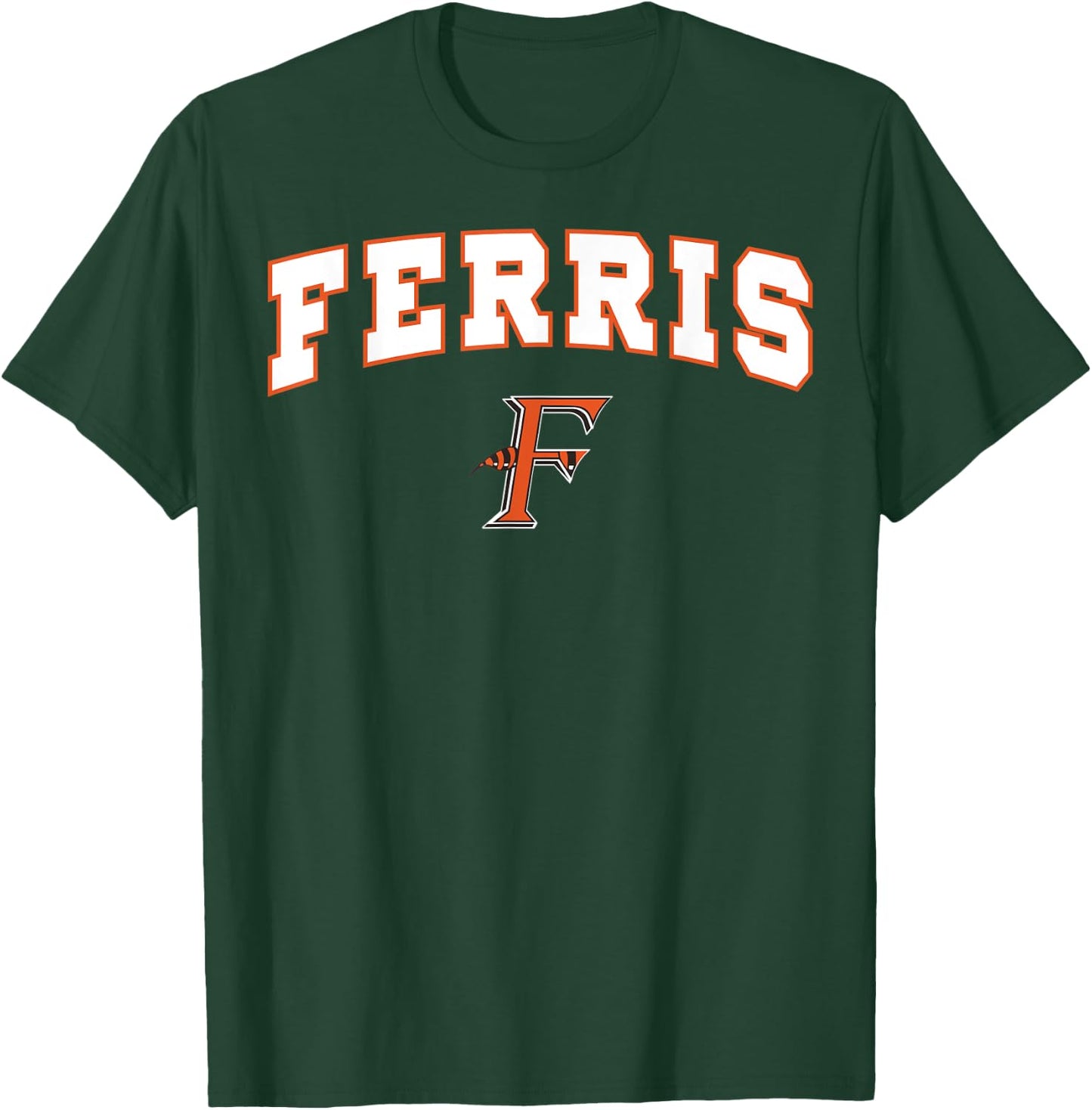 Ferris High School Yellowjackets C2 T-Shirt - T-Shirt | Forest