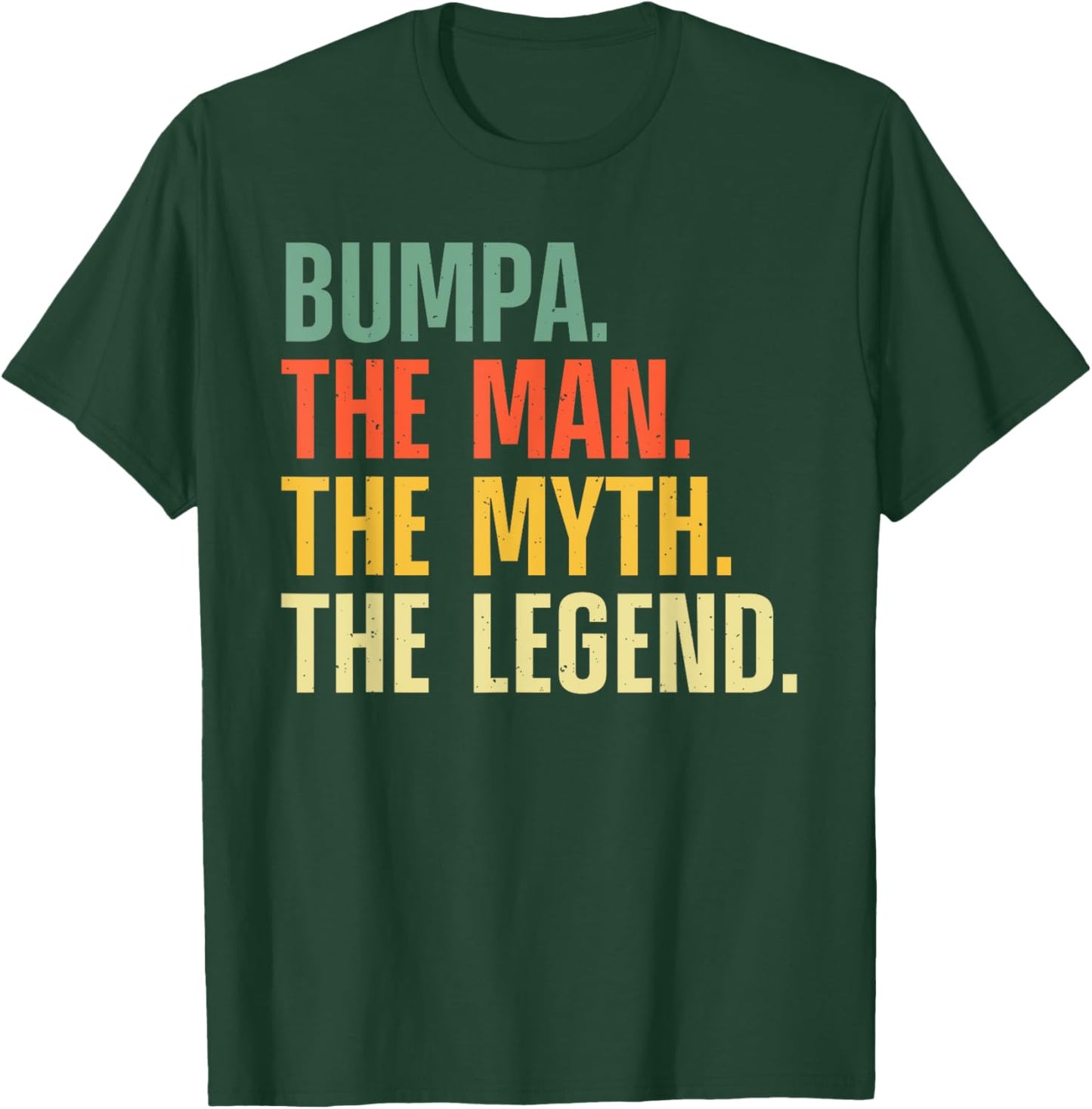 Bumpa Design For Grandpa Grandfather From Grandkids Bumpa T-Shirt - T-Shirt | Forest