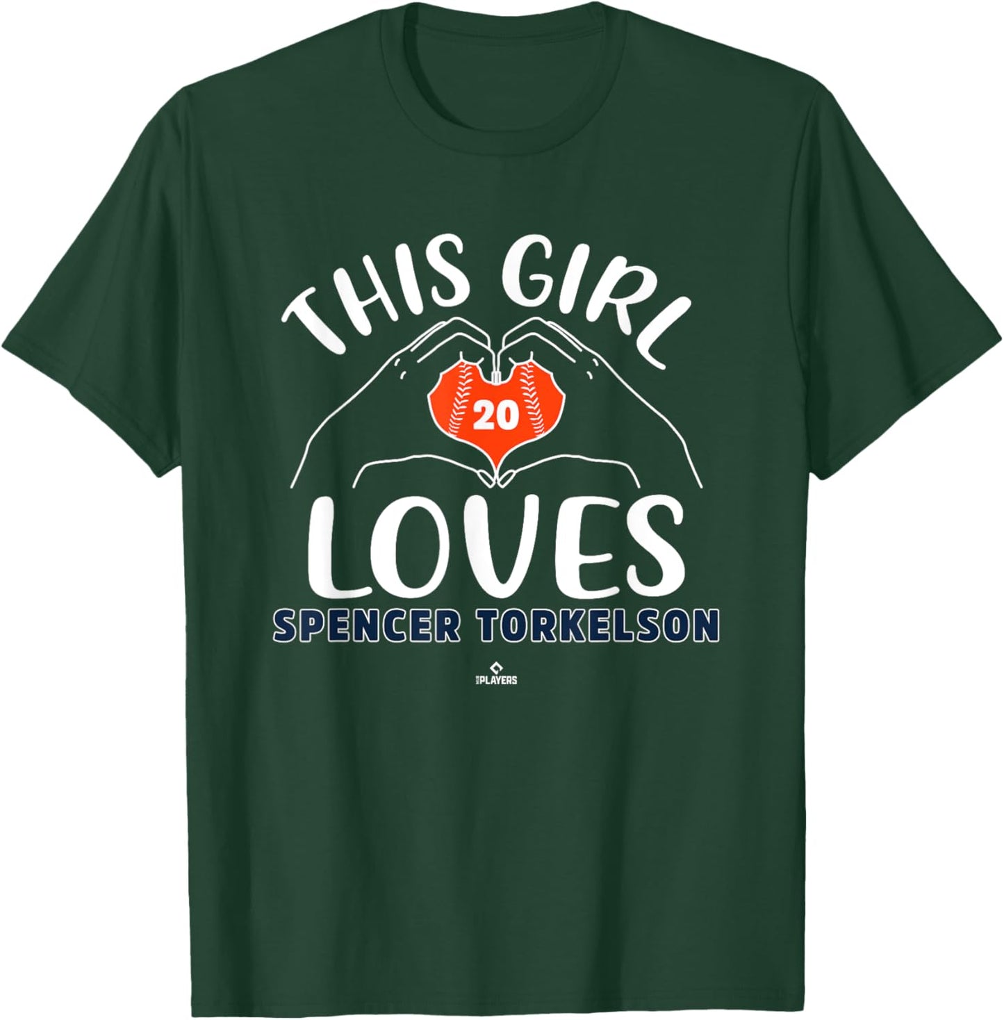 This Girl Loves Spencer Torkelson Detroit MLBPA T-Shirt - T-Shirt | Forest