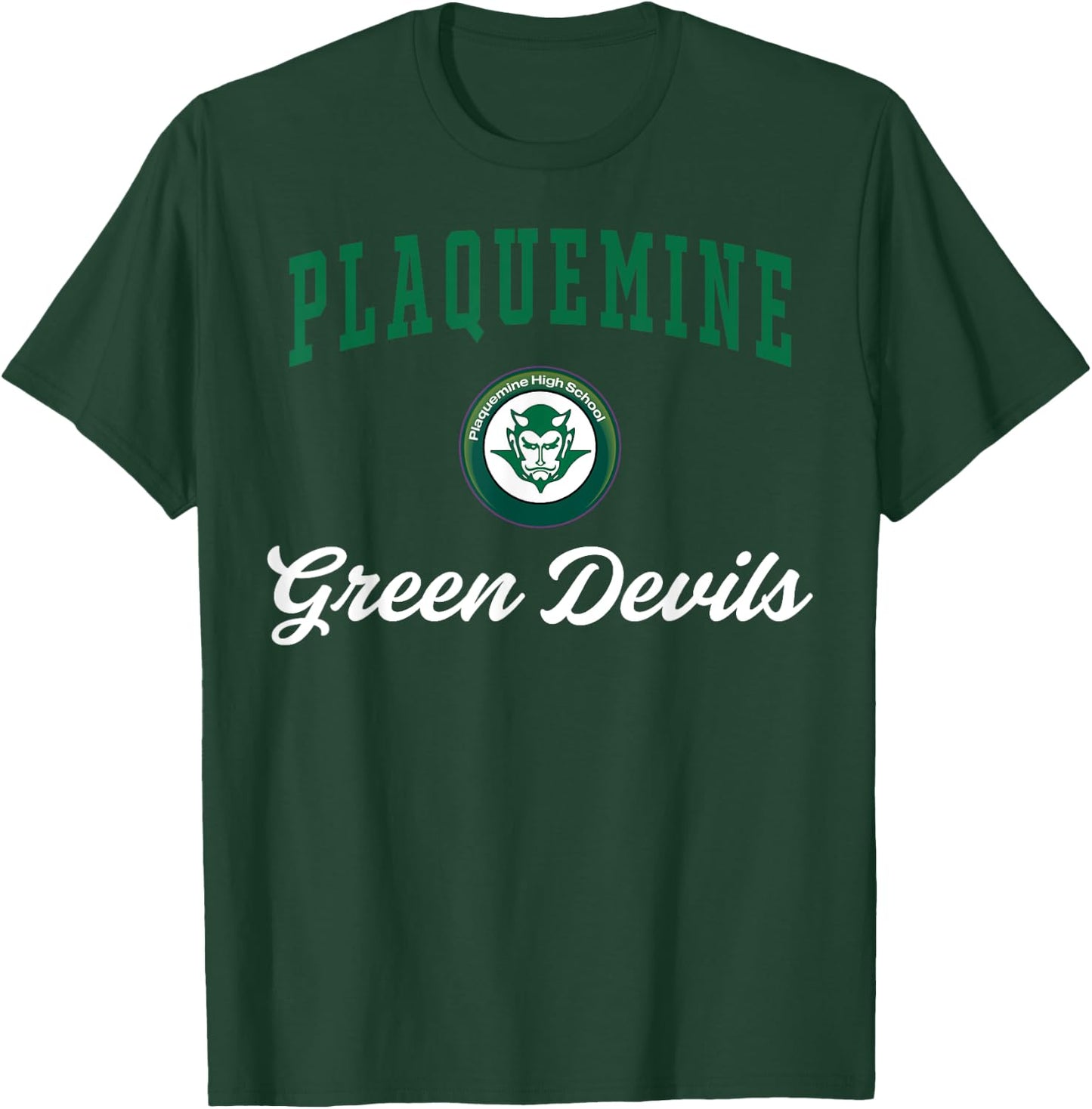 Plaquemine High School Green Devils C3 T-Shirt - T-Shirt | Forest