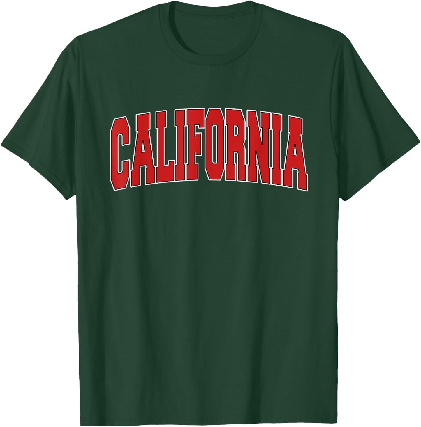 CALIFORNIA PA PENNSYLVANIA Varsity Style USA Vintage Sports T-Shirt - T-Shirt | Forest