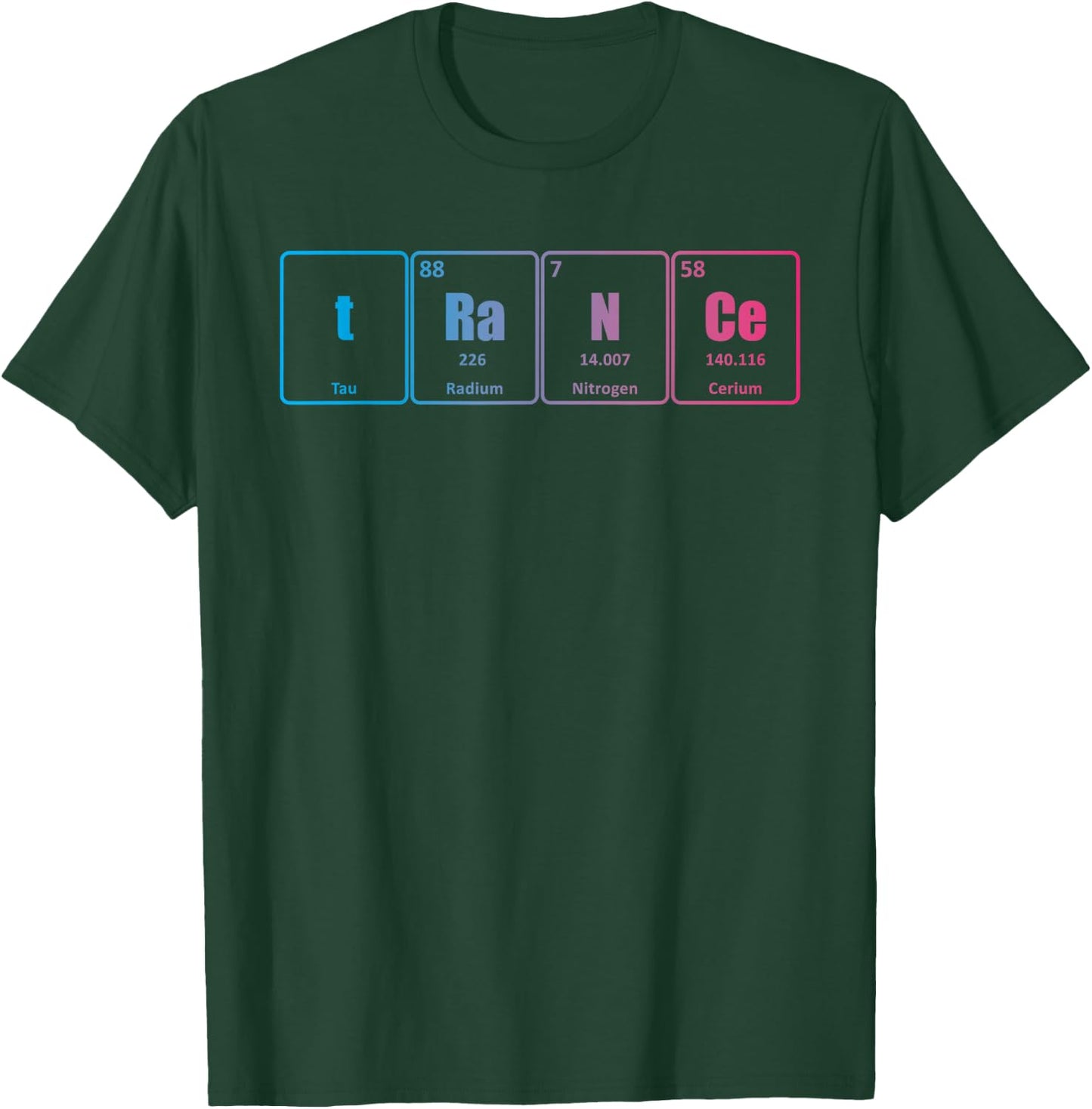 Trance Periodic Table Science Rave EDM T-Shirt - T-Shirt | Forest
