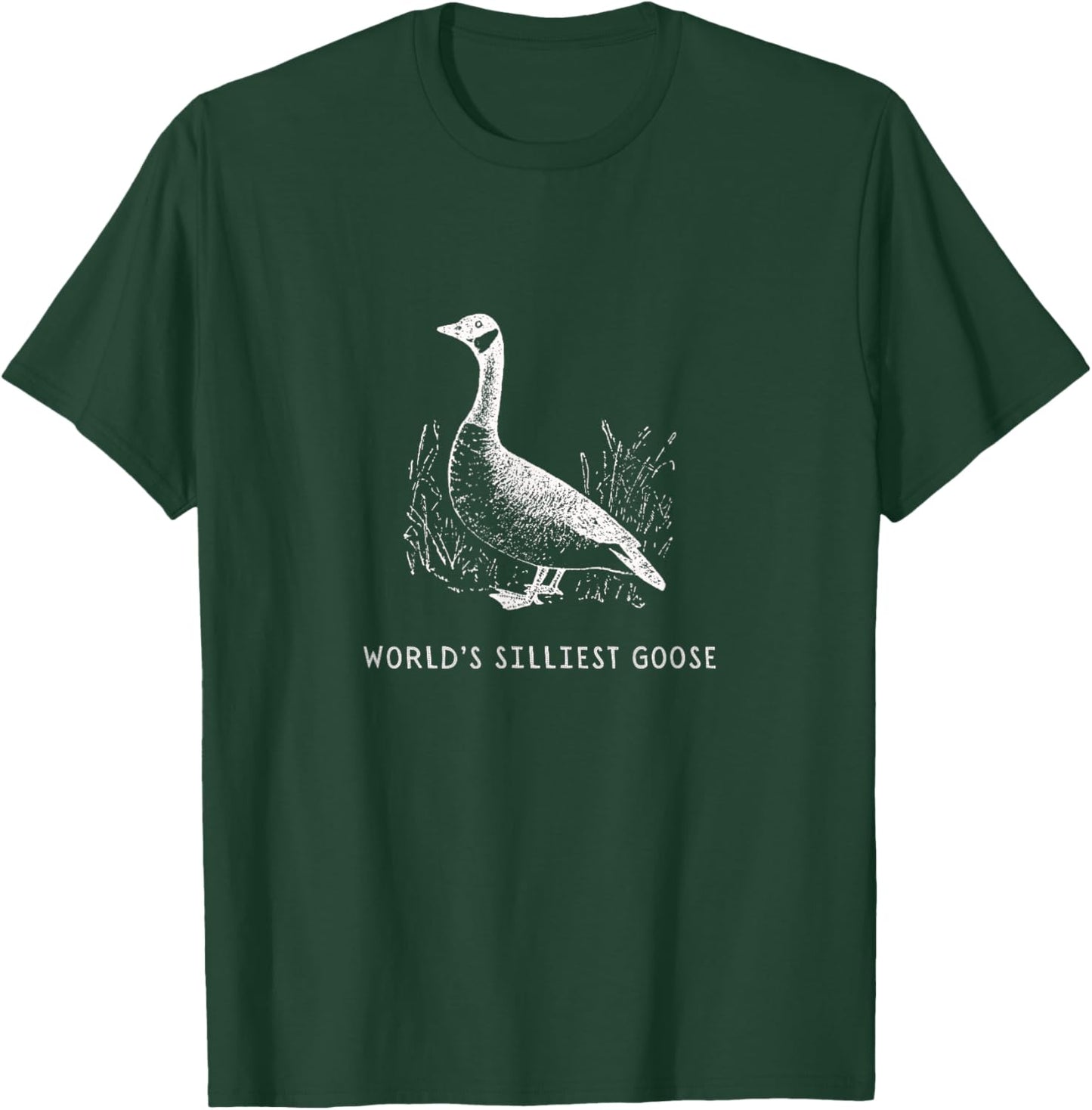 Funny World's Silliest Goose Vintage T-Shirt - T-Shirt | Forest