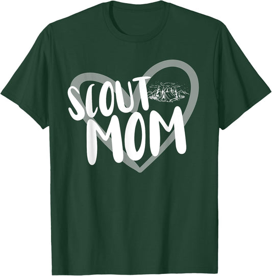 Scouting Funny Scout Mom T-Shirt - T-Shirt | Forest
