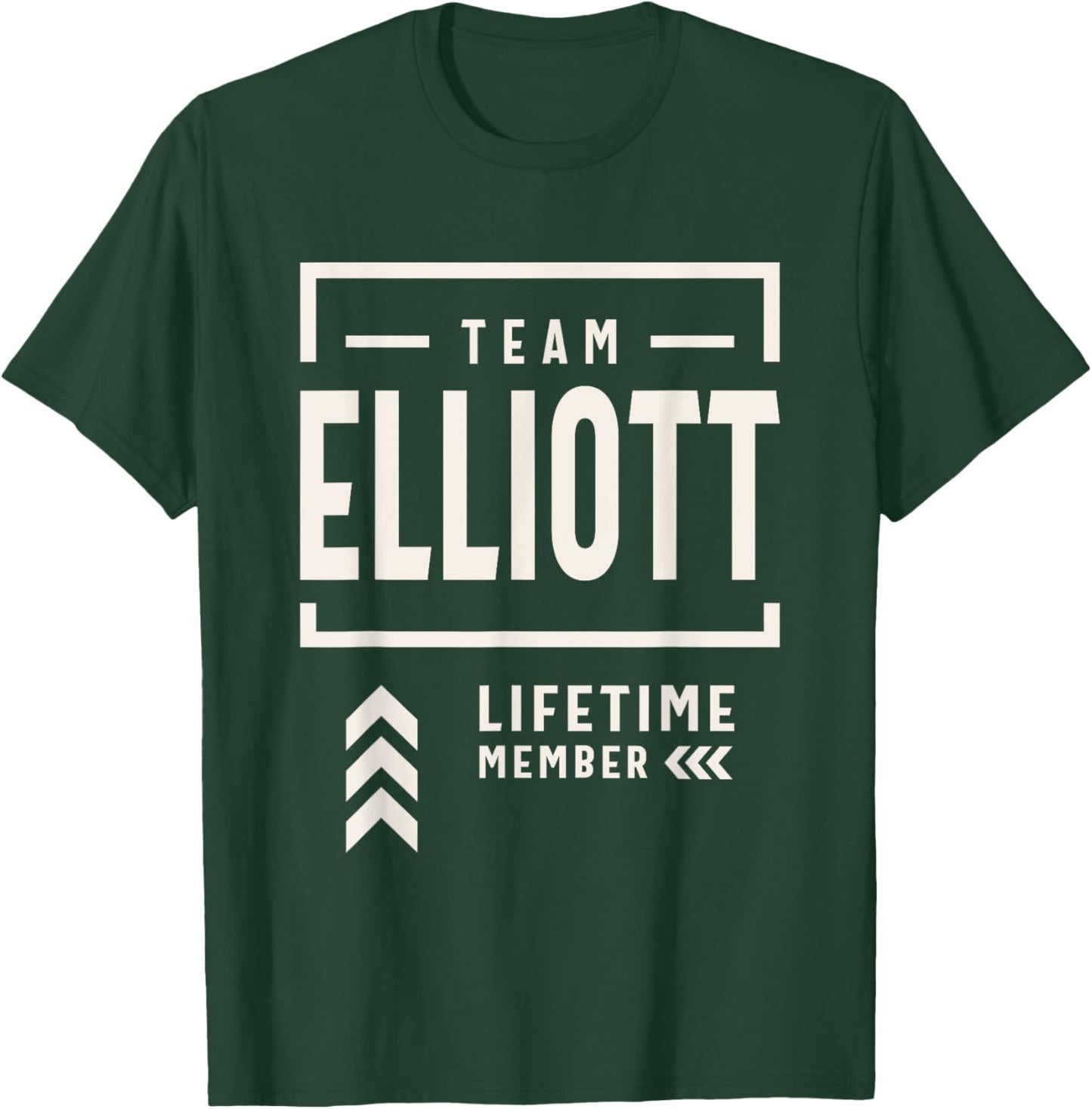 Team Elliott Lifetime Member Funny Name Elliott T-Shirt - T-Shirt | Forest