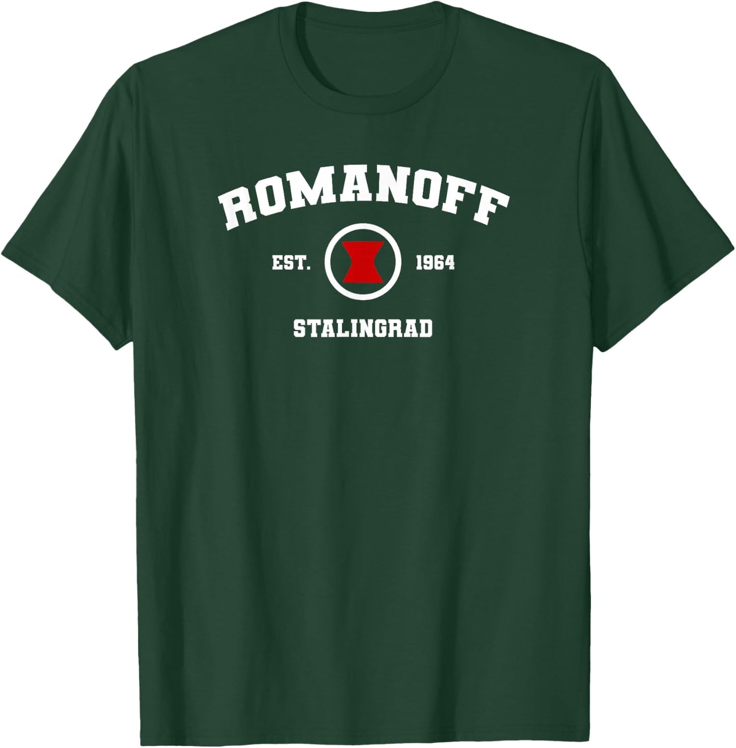 Marvel Black Widow Romanoff Collegiate T-Shirt - T-Shirt | Forest
