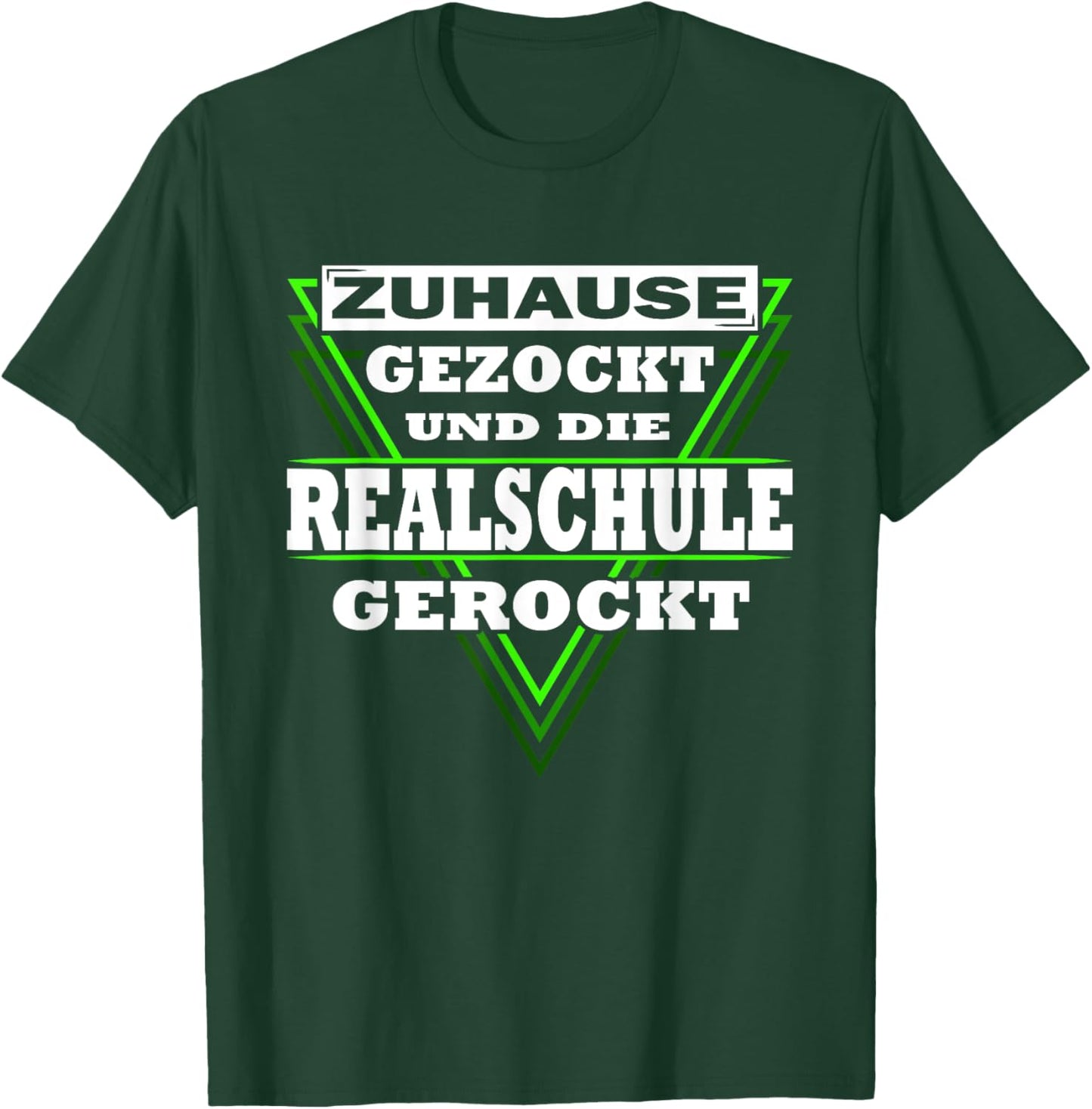 Abschlussklasse 2024 | Realschulabschluss gerockt T-Shirt - T-Shirt | Forest