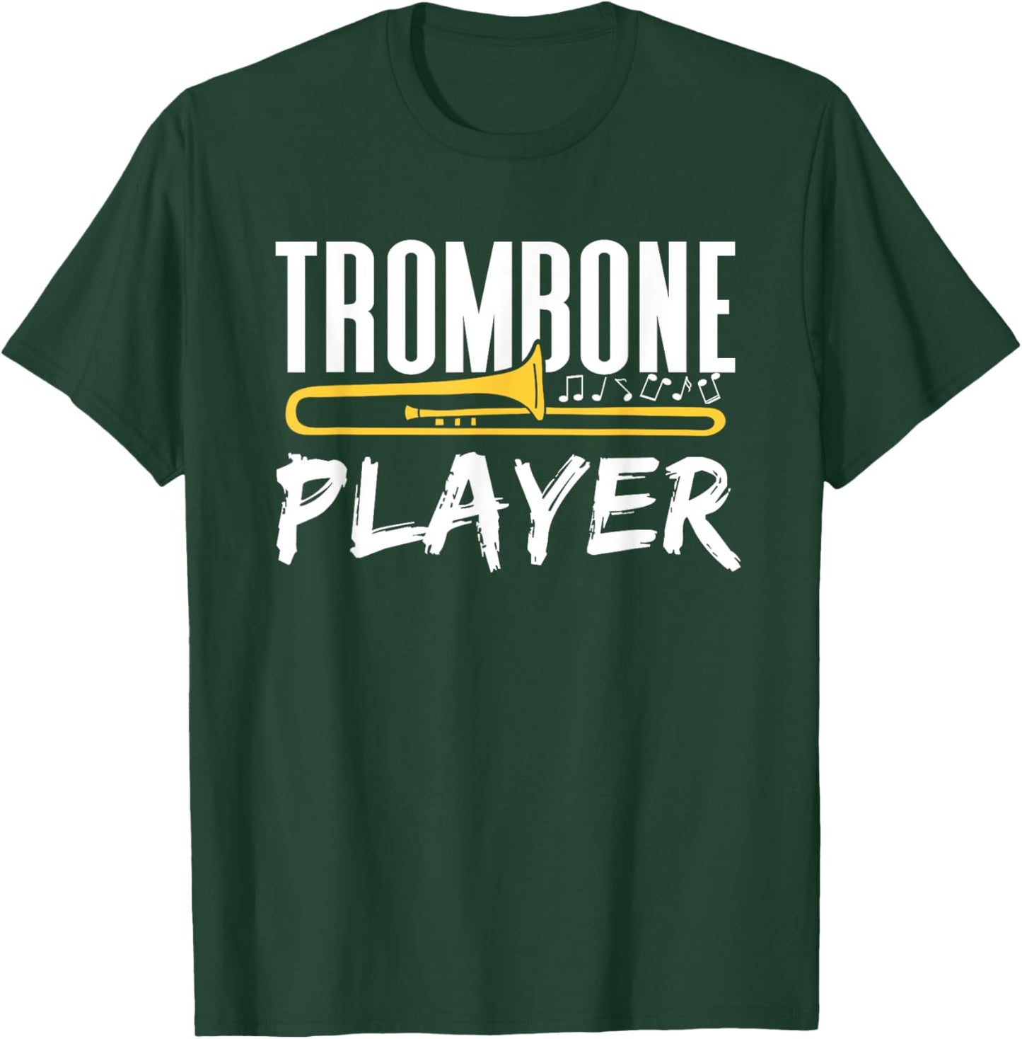 Trombone Player Instrument Trombonist Trombones T-Shirt - T-Shirt | Forest