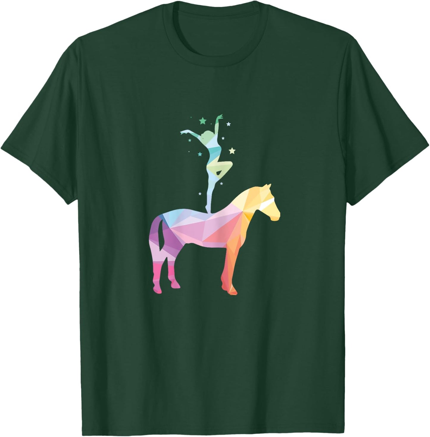 Voltigieren Riding Horse Riding Sports Horses Sayings Girls Gift T-Shirt - T-Shirt | Forest