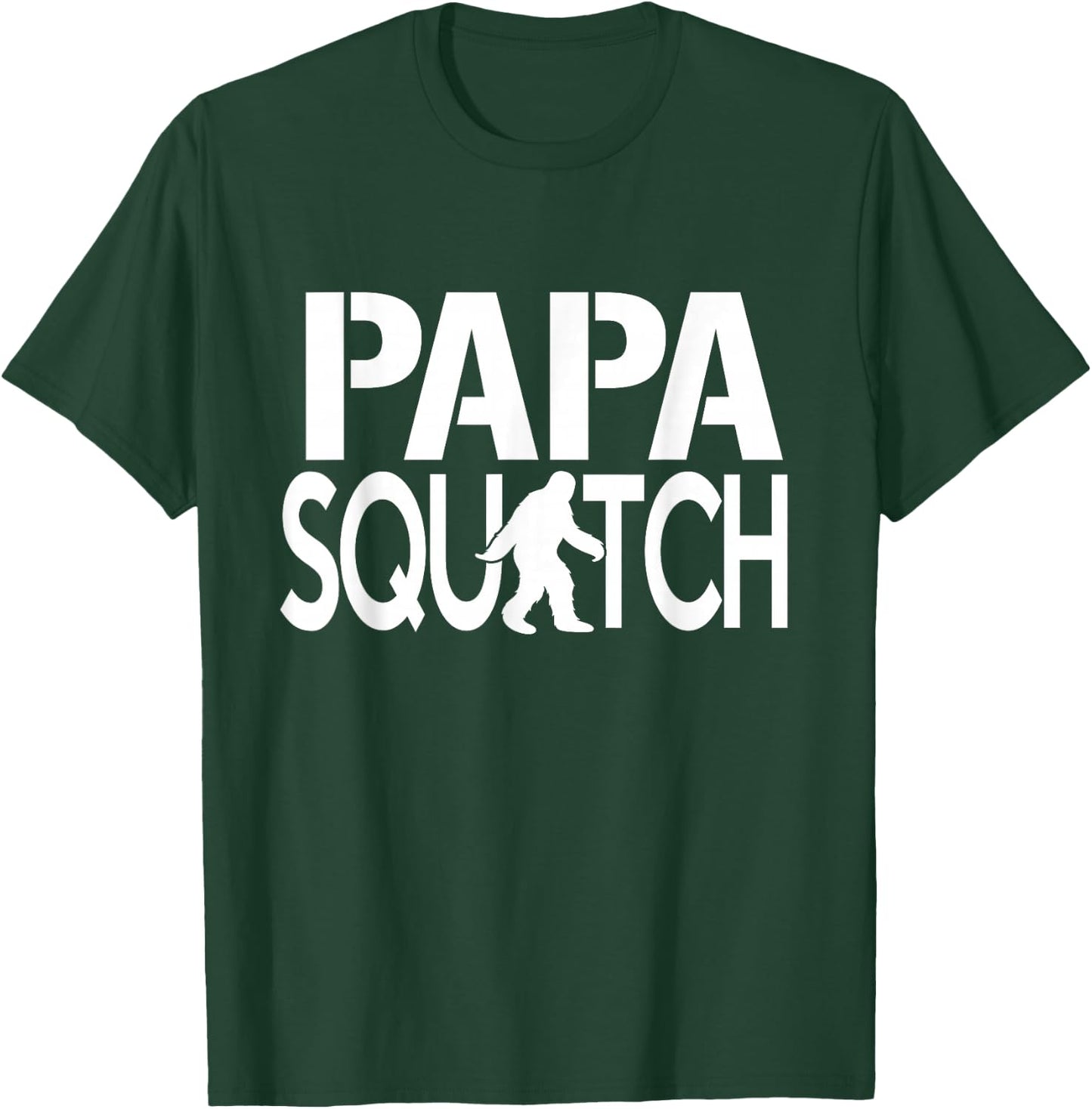 Papa Squatch Shirt - Gifts for Dad Sasquatch Bigfoot T-Shirt - T-Shirt | Forest