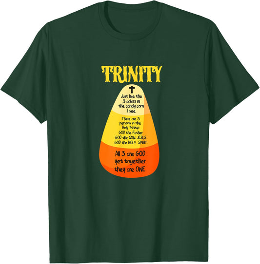 Candy Corn Christian Halloween God T-Shirt - T-Shirt | Forest