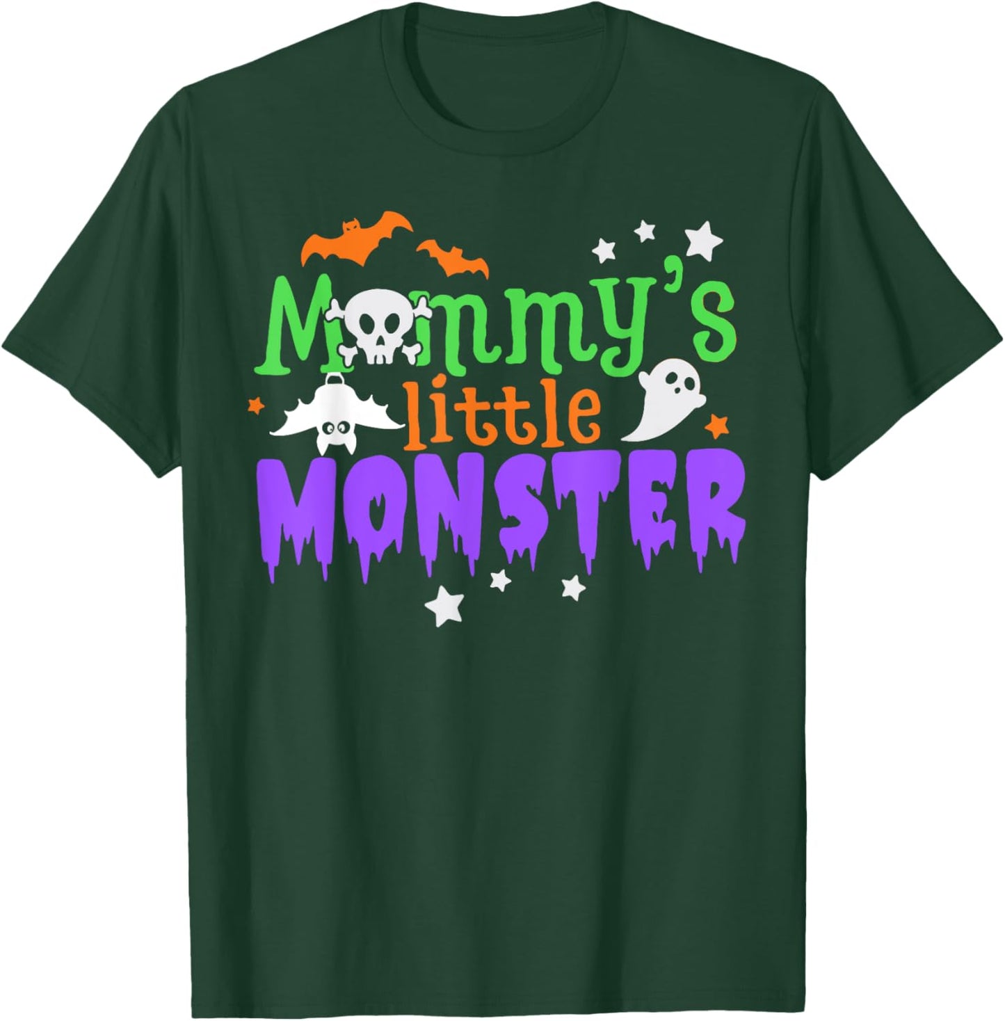 Mommy's Little Monster Halloween for Toddler Boys Girls Kids T-Shirt - T-Shirt | Forest
