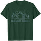 Adventure Buddies Minimalist Simple Traveling Cool Mountains T-Shirt - T-Shirt | Forest