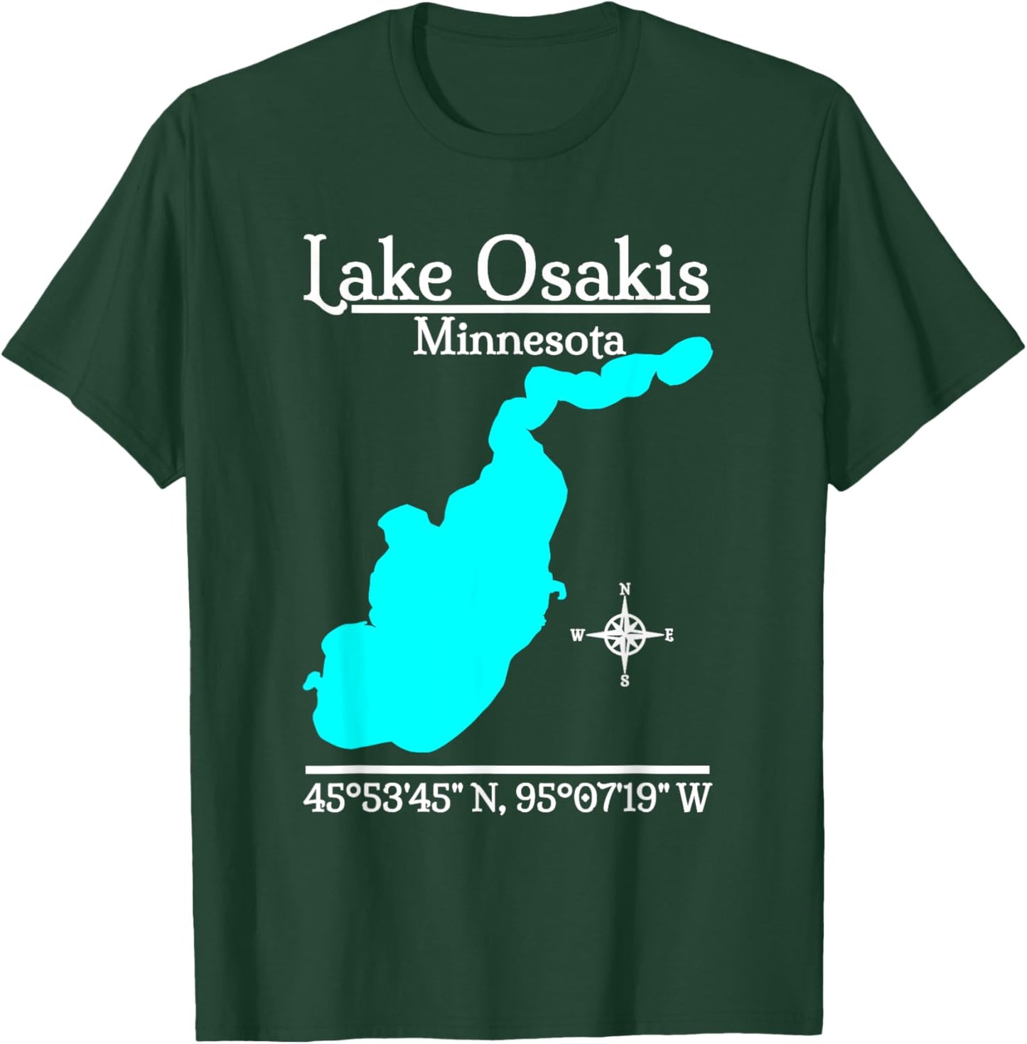 Lake Osakis - Minnesota T-Shirt - T-Shirt | Forest