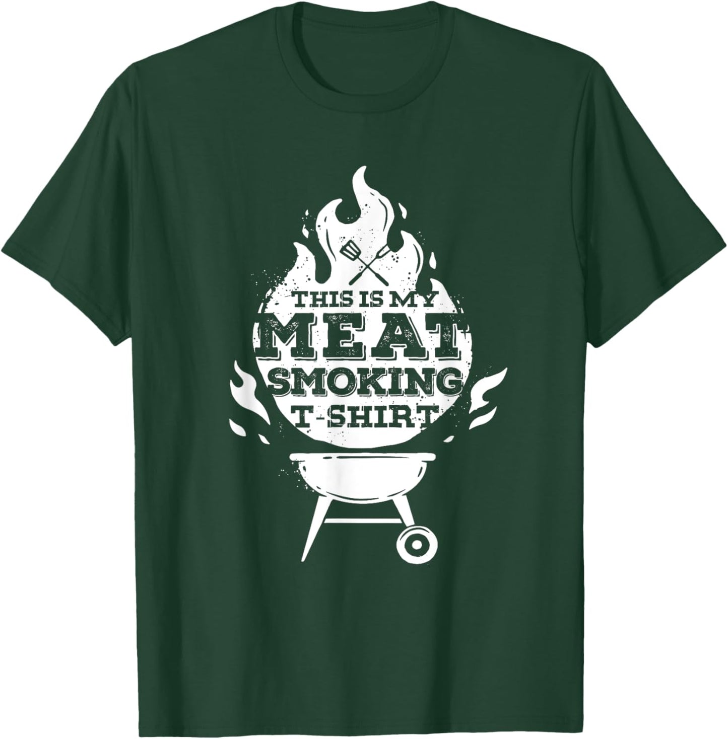 BBQ Smoker Vintage This Is My Meat Smoking T-Shirt - T-Shirt | Forest
