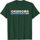 Oklahoma USA Retro Vintage State Gift T-Shirt - T-Shirt | Forest