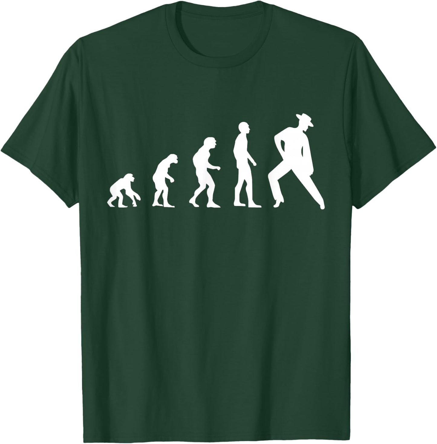 Flamenco Dance Evolution Dancer Spain Lover Flamenco Costume T-Shirt - T-Shirt | Forest