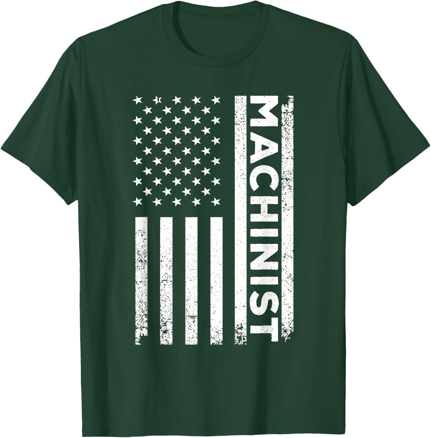 Machinist Art Dad Machine Operator CNC Machinist T-Shirt - T-Shirt | Forest