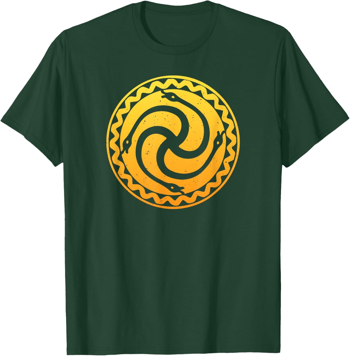 Romuvan Flag Symbol of the Romuva Religion T-Shirt - T-Shirt | Forest