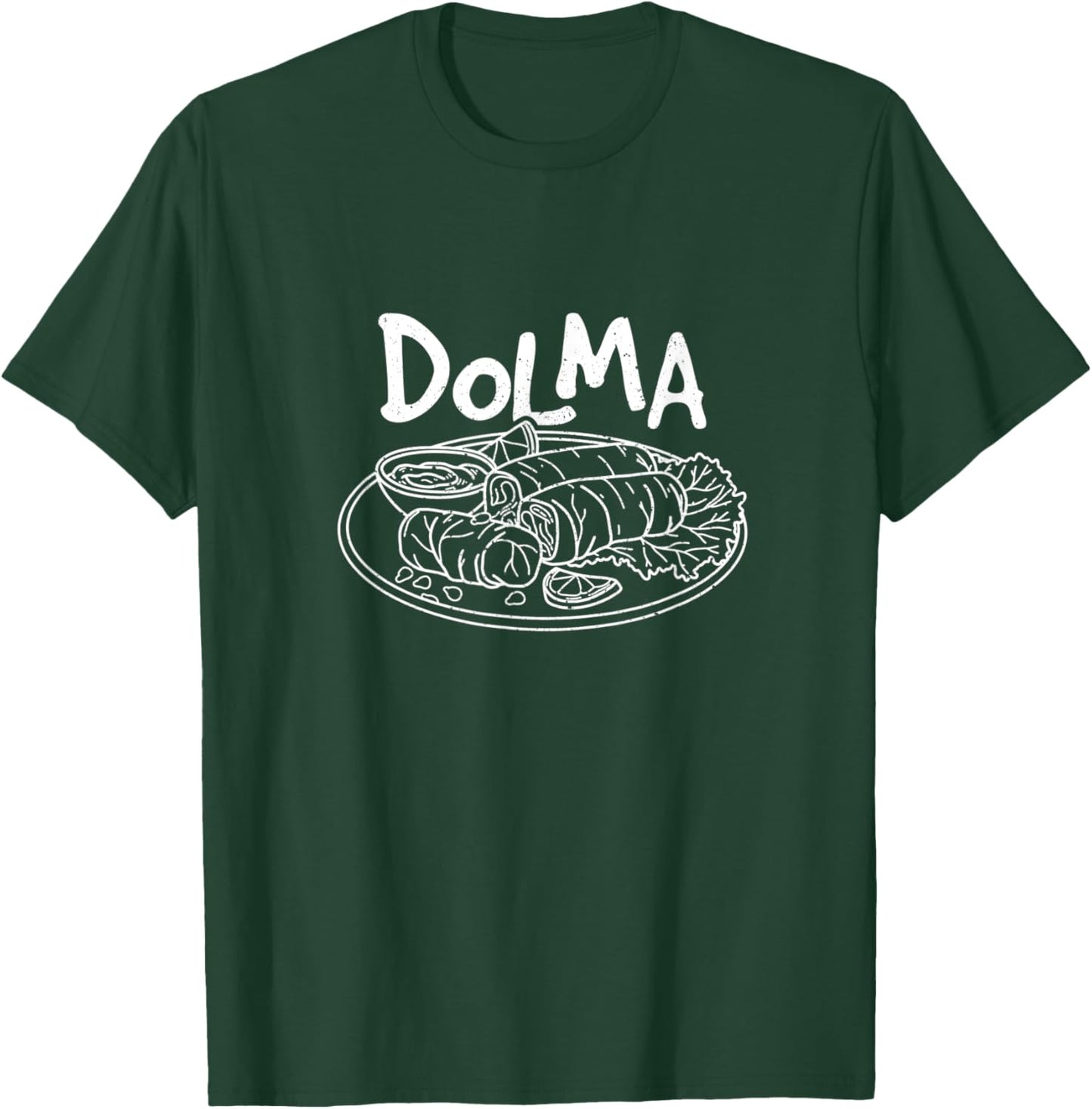 Dolma Greece dolmades Greek cuisine dolmadakia grape leaves T-Shirt - T-Shirt | Forest