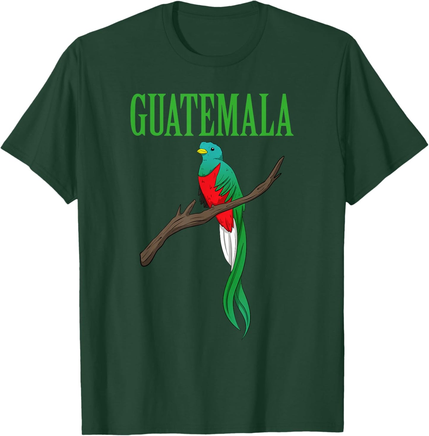 Guatemala Guate Quetzal Guatemalan National Bird T-Shirt - T-Shirt | Forest